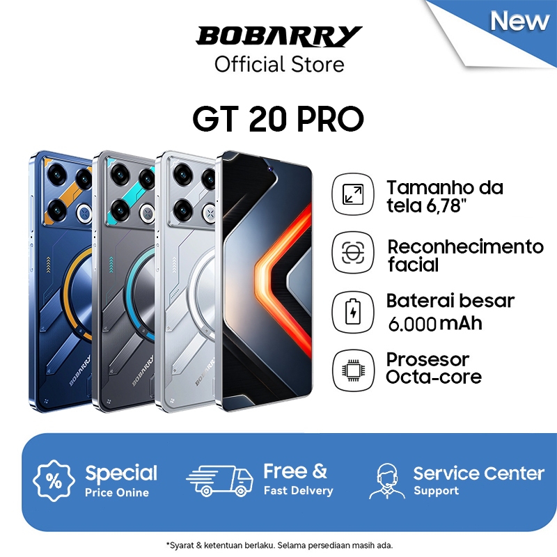 Smartphone GT 20 Pro 5G 2SIM+WiFi 20GB+512GB Celular parajogo
