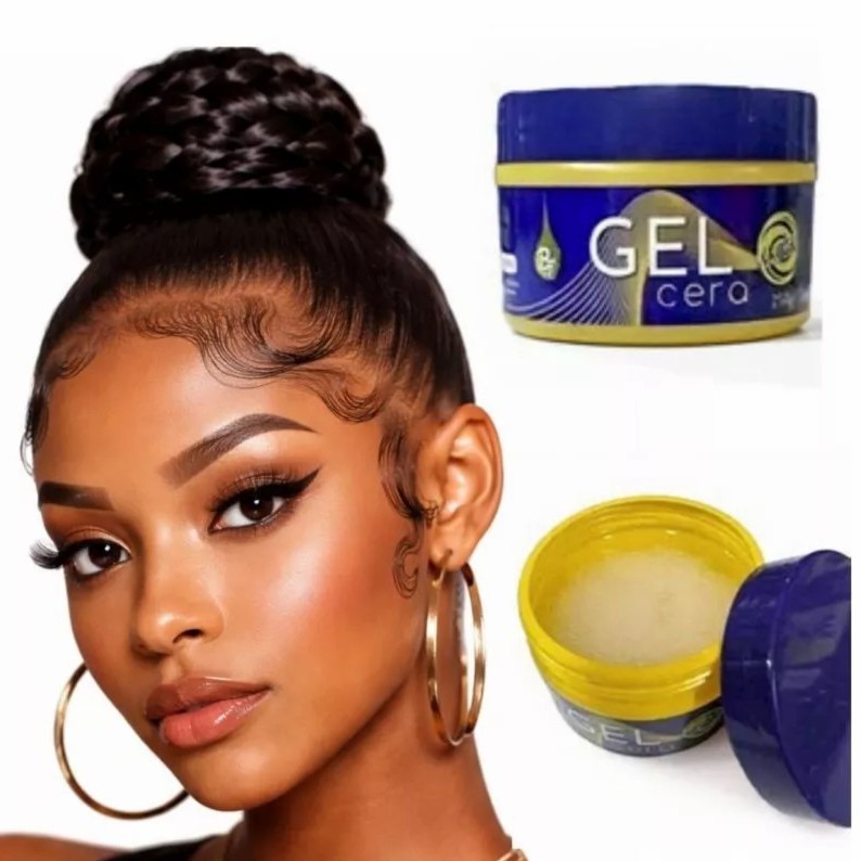 Gel Cera Modelador Transparente Com Biotina Para Penteados 250G-GEL CERA-250G-Ser Mulher Hair