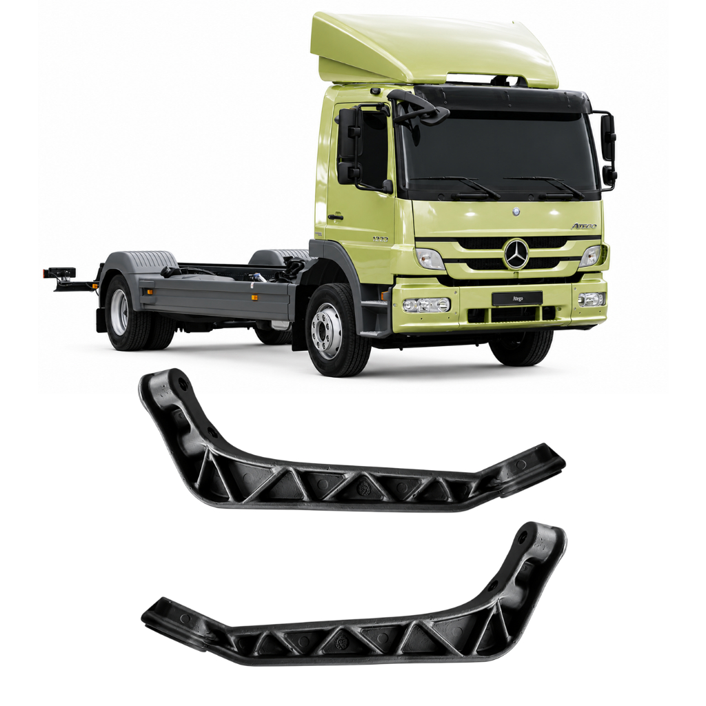 Par Suporte Ponteira Para-choque Mb Atego Ate 2011