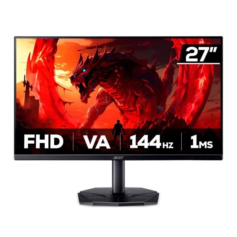 Monitor Gamer Acer Nitro KG270 27” VA 144Hz 1ms HDMI VGA UM.HX0AA.011