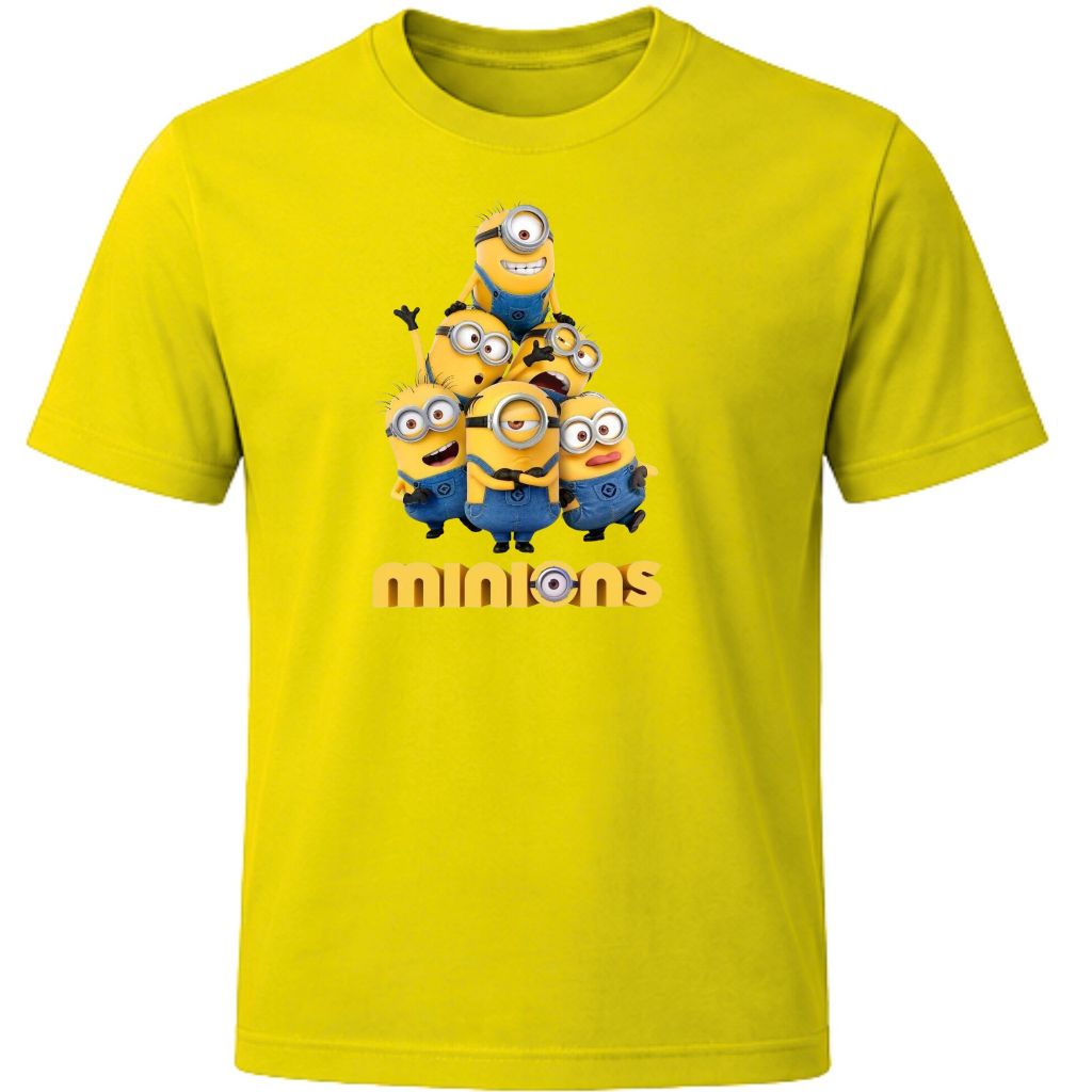 Camisetas 100% algodão Masculina Feminina Personalizadas Personagens Minions