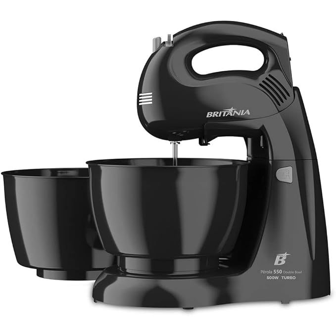 Batedeira Britânia Pérola 550P Turbo Double Bowl - 127V