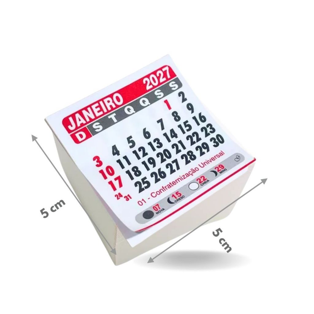50x Jogos 5x5 - Mini Calendário 2027 - HK