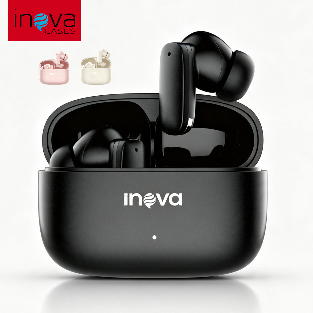 Inova Fone De Ouvido Bluetooth Premium ANC ENC Cancelamento de Ruído Imersão Tot