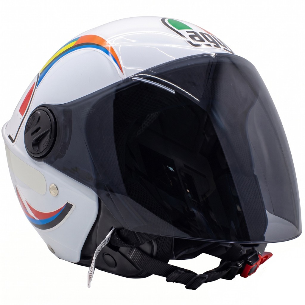 Capacete Aberto Liberty 3 New Presonalizado Meia Lua Blade Viseira Fumê