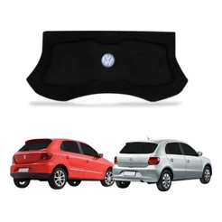 Tampão Bagagito Porta Malas Volkswagen Gol G5 G6 2009 a 2016 Carpete Preto R-Acoustic
