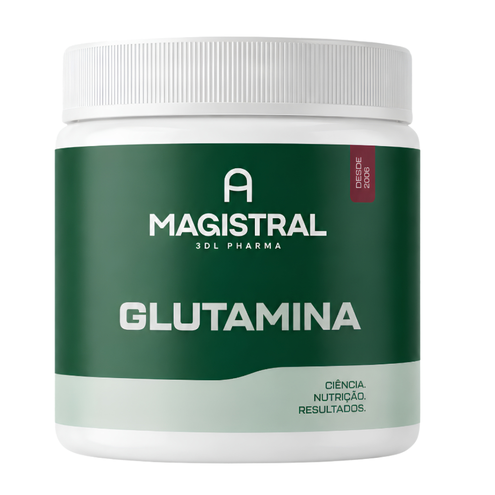 Glutamina L Glutamina em Pó Original Com Laudo A Magistral Suplementos Vitaminas