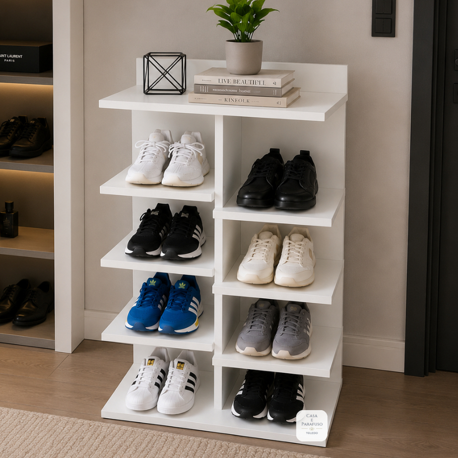 Organizador  livros Multifuncional  Sapateira Calçados  –109