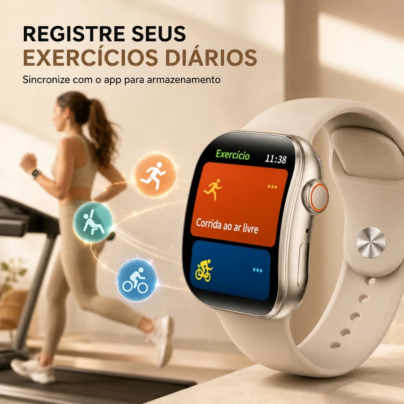 Smartwatch BML com Tela Amoled Curva 1.46" — foto 8