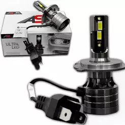 Par De Ultra Led Asx 70w 10000 Lúmens 6000k H4