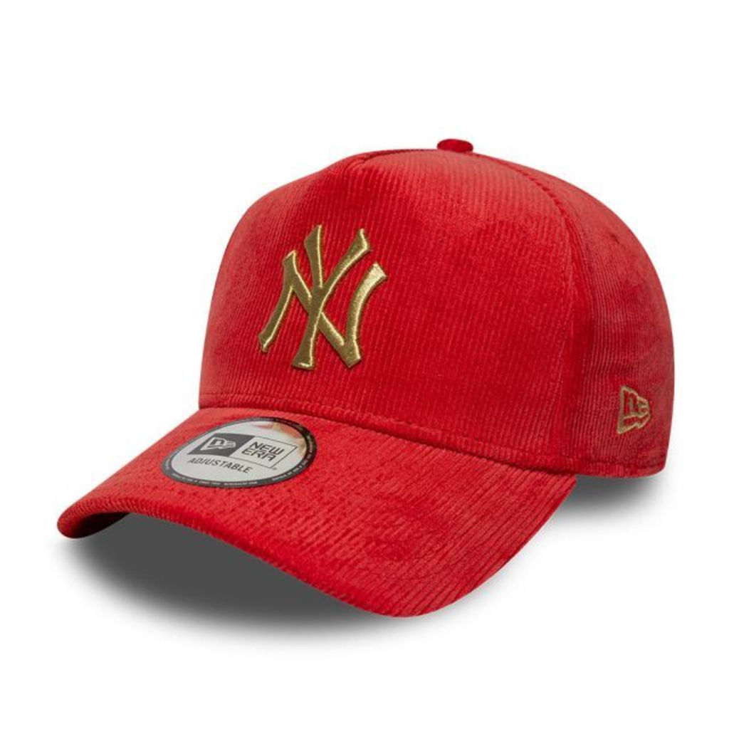 BONÉ NEW ERA 9FORTY A-FRAME SNAPBACK NEW YORK YANKEES MLB VERMELHO — AJUSTÁVEL | ORIGINAL