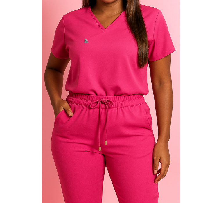 PIJAMA CIRÚRGICO/ SCRUB SIMPLES + BORDADO COM NOME E PROFISSÃO