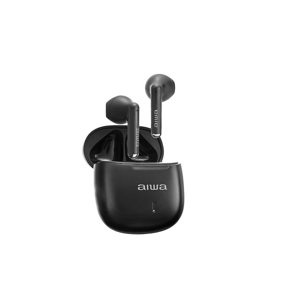 Fone Ouvido AIWA AWS-EB-05P TWS Driver 13mm IPX4 Bluetooth 5.4 Preto