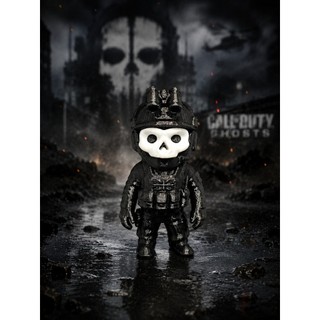 Chaveiro Ghost Call of Duty 3D | Boneco Ghost COD | Chaveiro Gamer Colecionável