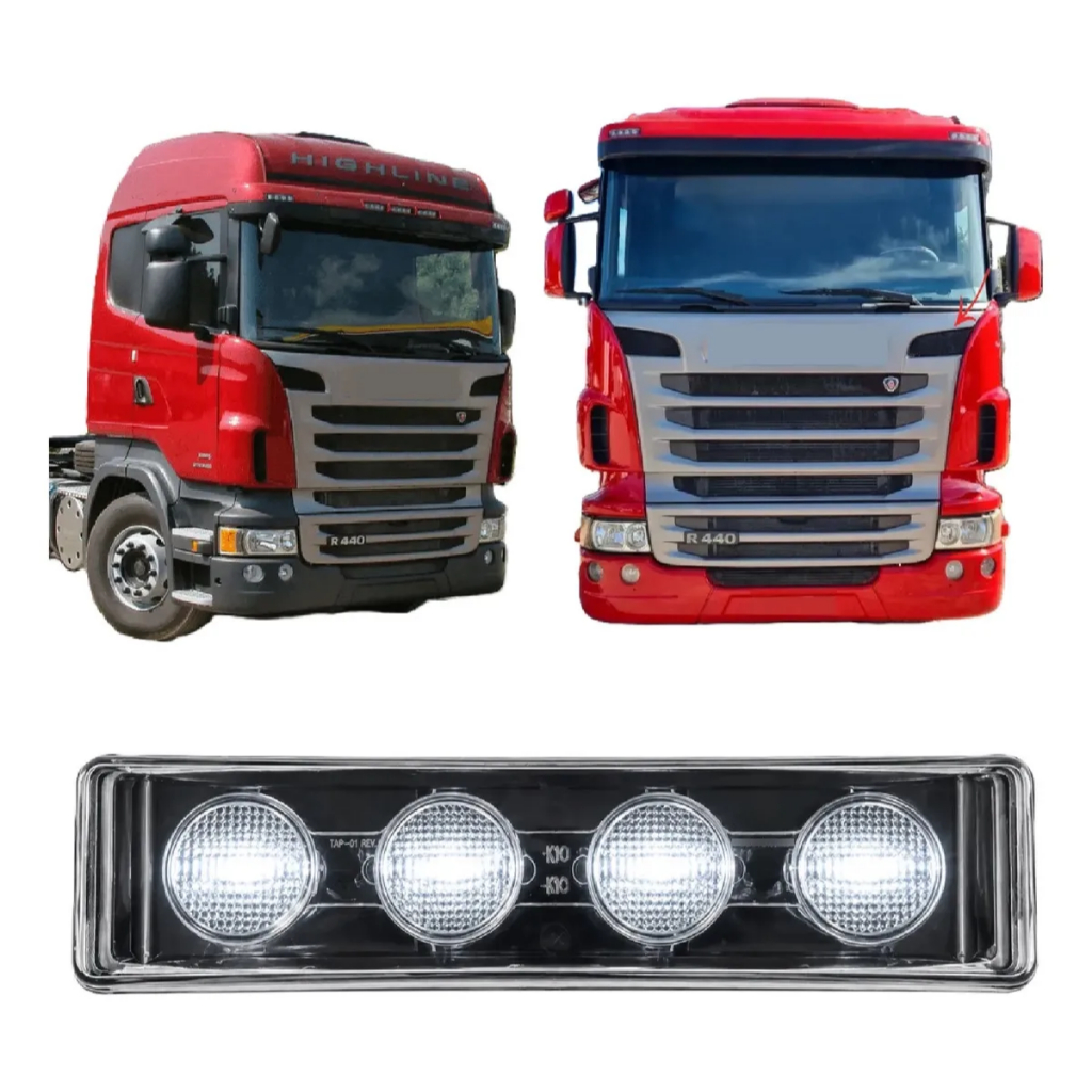 LANTERNA DELIMITADORA LED 24V QUEBRA-SOL SCAN COM CONECTOR