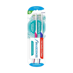 Kit Escova Dental Sensodyne Extra Macia Com 2 Unidades - Cores Sortidas