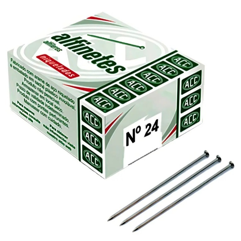 Alfinete para Costura ACC com Cabeça N° 24 - 28 - 29 - 32 - com 50g