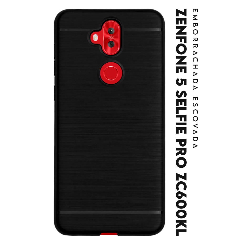 Capa Silicone Tpu (PRETA) Asus Zenfone 5 Selfie ZC600KL 6.0 pol. - Cell In Power25