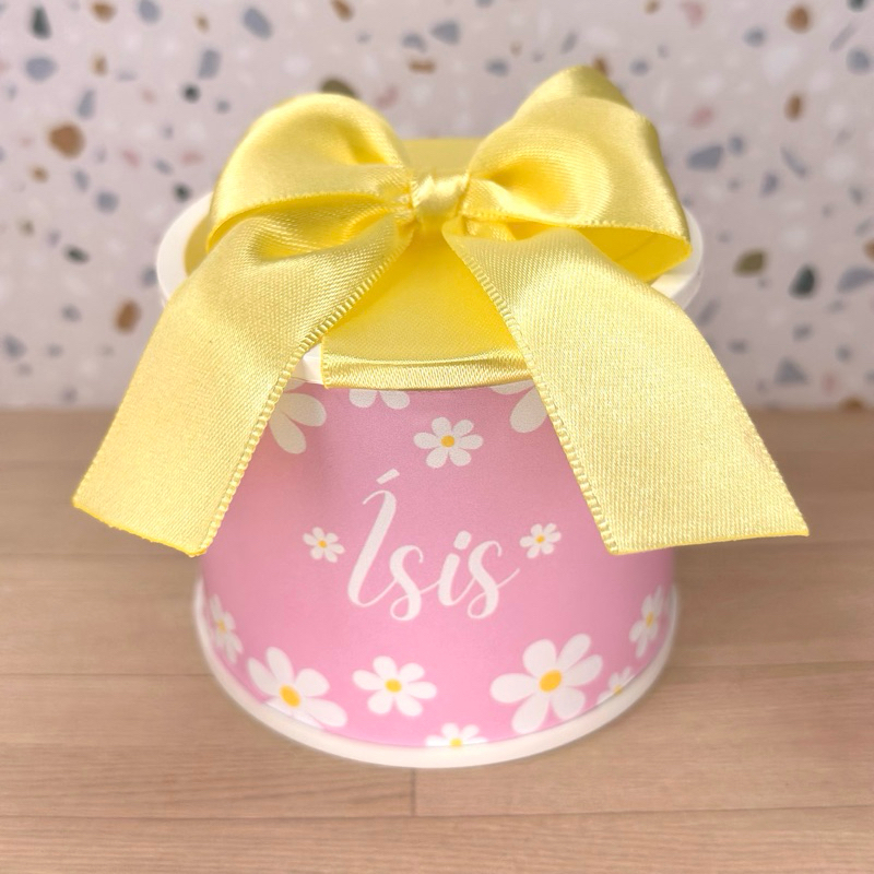Kit Tubikatas Personalizadas 5x6 JARDIM MARGARIDAS | Lembrancinha maternidade | Chá de Bebê | Aniversário | Batizado