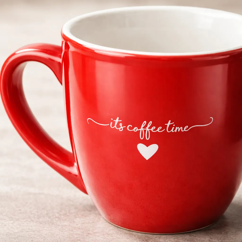 Imagem Caneca L'Amour Porcelana Vermelha 300ml Hauskraft