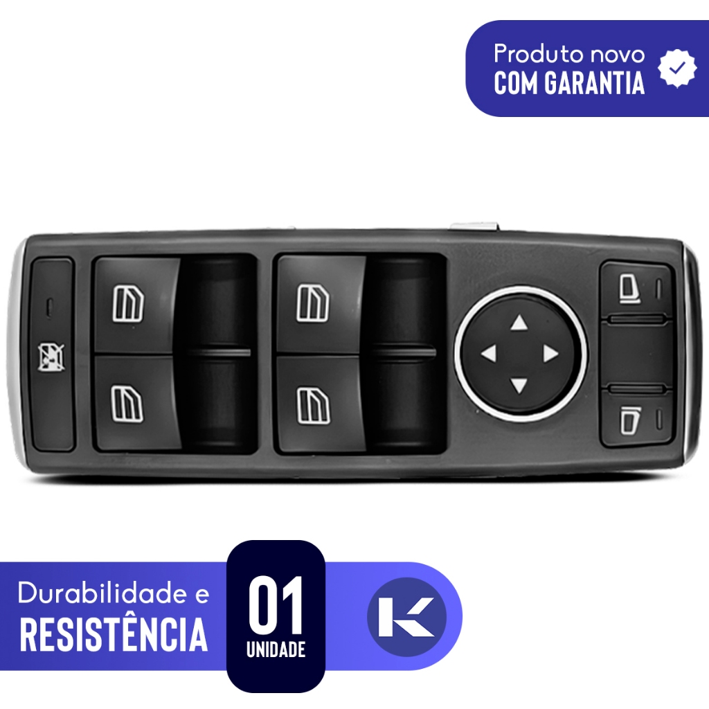 Botão Comando Mercedes Classe A 2013 A 2018 Vidro Elétrico Retrovisor A200 A250 — imagem 2 de 2