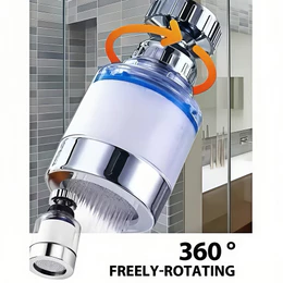 Filtro de Torneira Rotativo Universal Purificador de Água Remove Cloro Booster para Cozinha