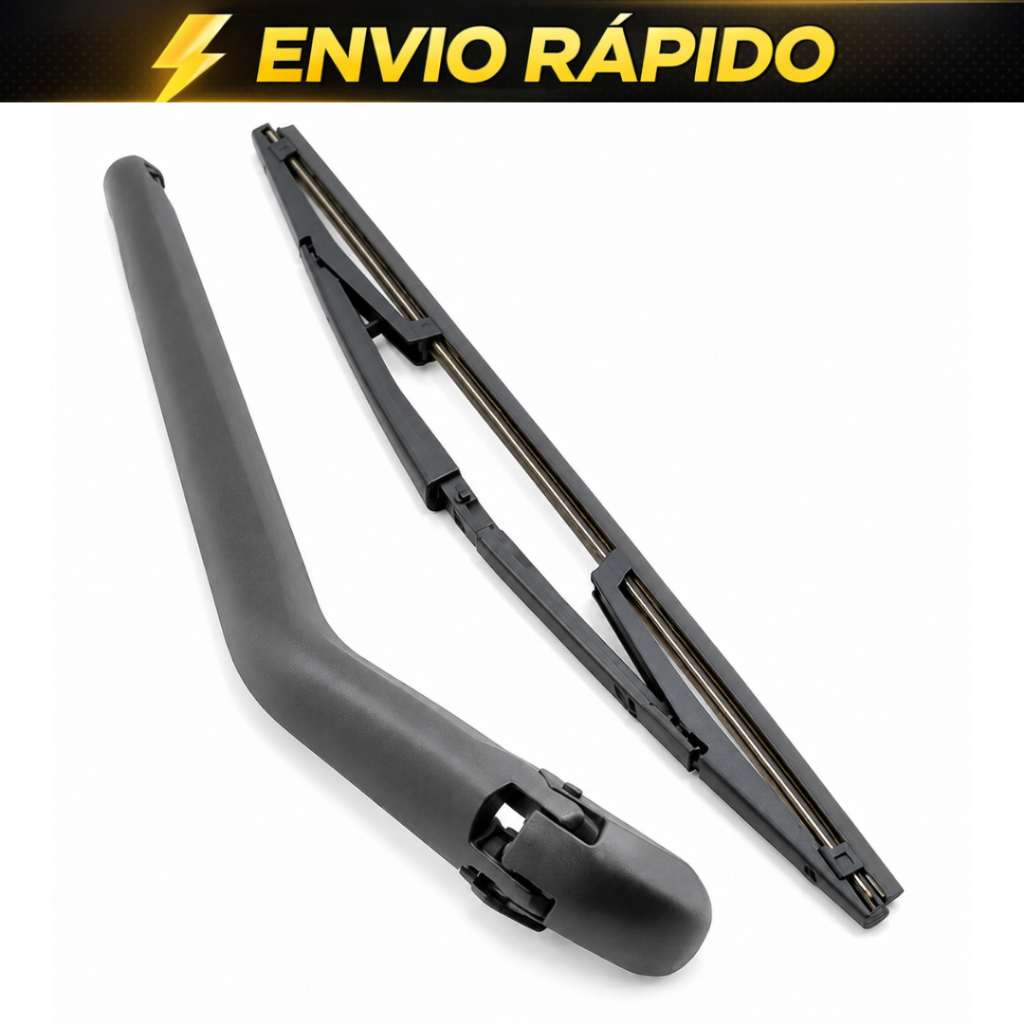Braço do Limpador de Parabrisa Traseiro + Palheta Fiat Palio 1996/2016