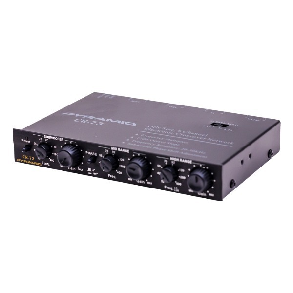 Crossover Pyramid Gold Series CR73 6 Canais – Preto