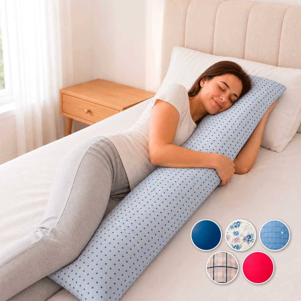 Travesseiros De Corpo Xuxão Estampadas Grande Macios Noites Sono 1,30x30 Cama Macio