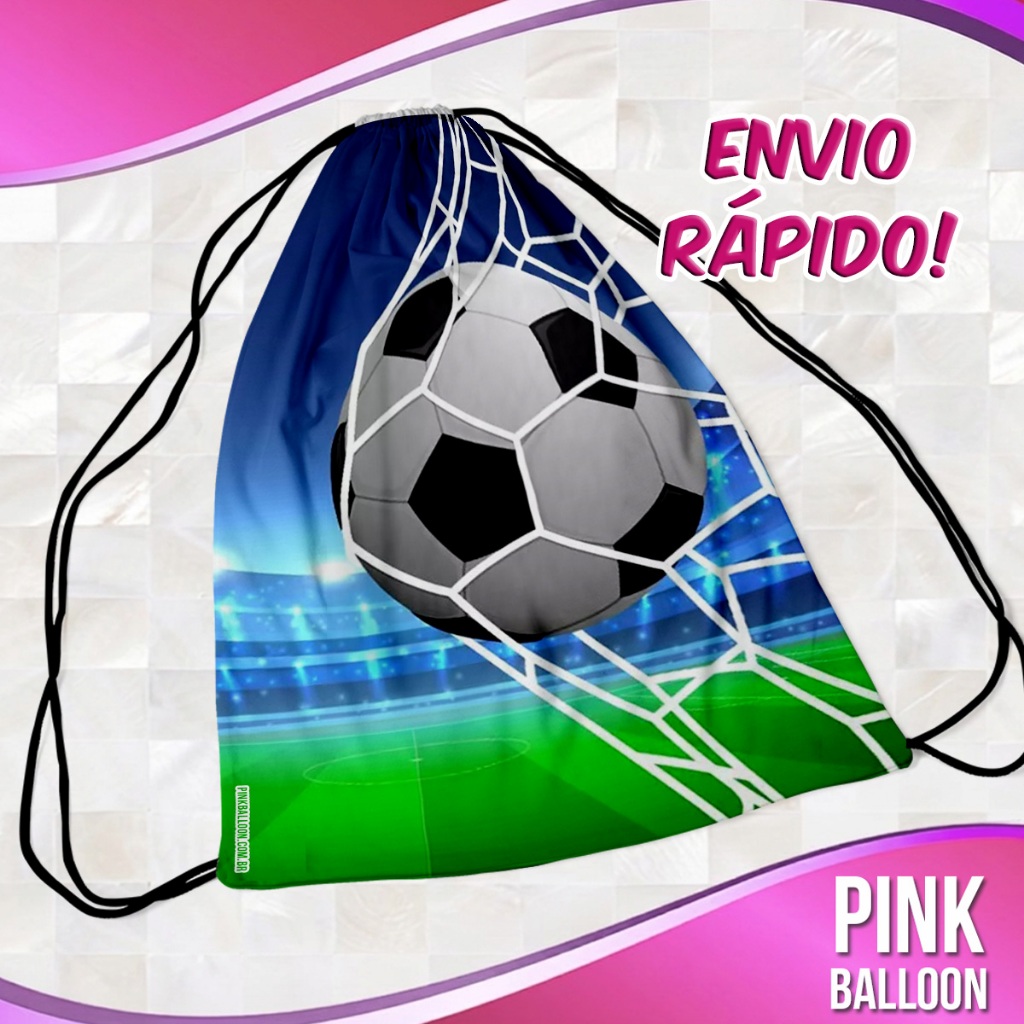 MOCHILINHA FUTEBOL 3 (ENVIO RÁPIDO) - SACOLINHA LEMBRANCINHA NÃO PERSONALIZADA