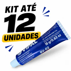 Cola Cimento Vulcanizante A Frio Bv-02 Bisnaga 18 Gramas - Bv-02 - Vipal