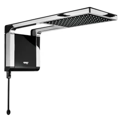 Chuveiro elétrico de parede Lorenzetti Acqua Ultra Storm Preto Cromado 127V 5500W | 220V 6800W ou 7800W Original