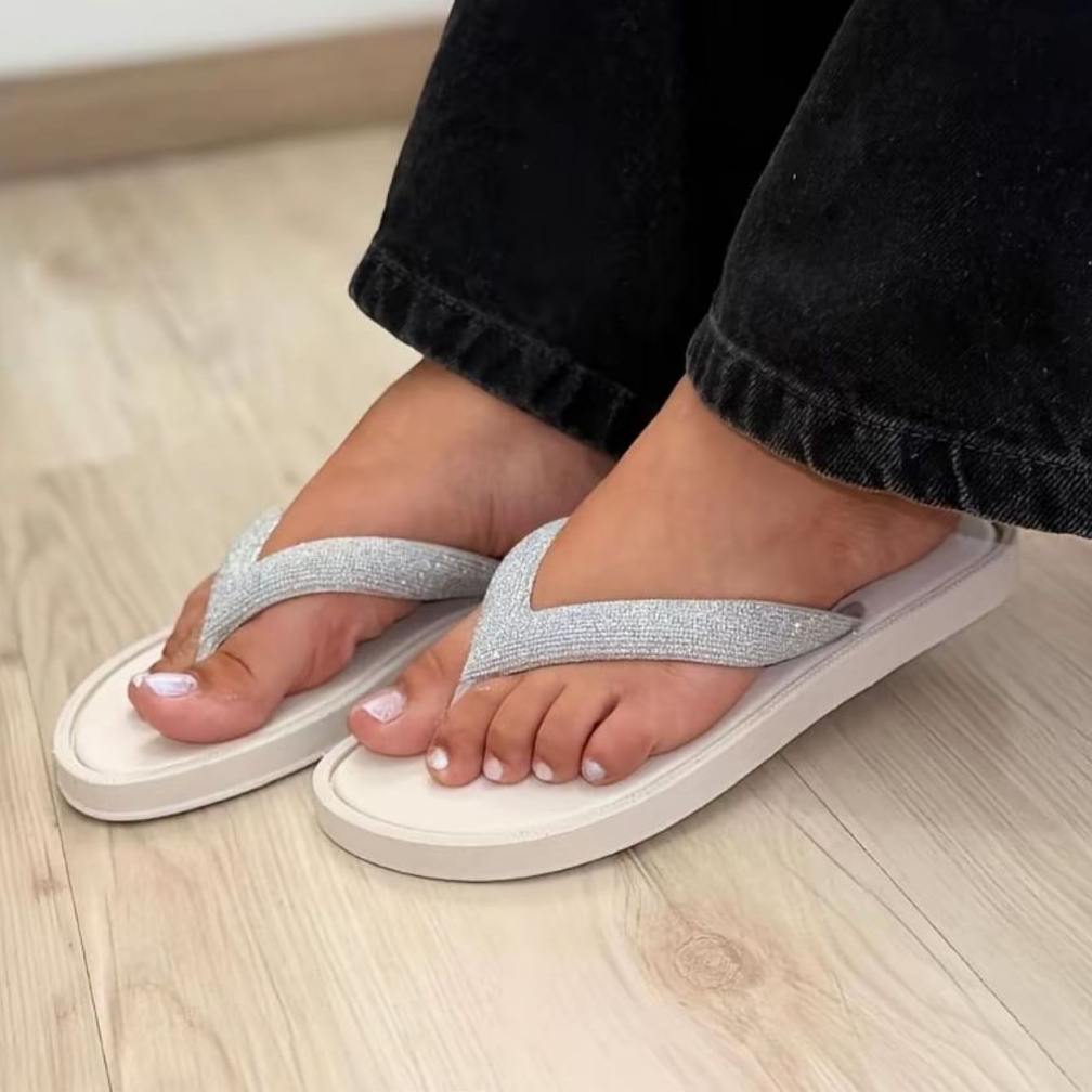 Sandália Feminina Confortável Chinelo feminino Elegante | Rasteirinha macia