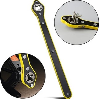 Kit 1/2 Peças Chave Catraca Para Macaco Automotivo - Universal E Portátil Com Adaptador