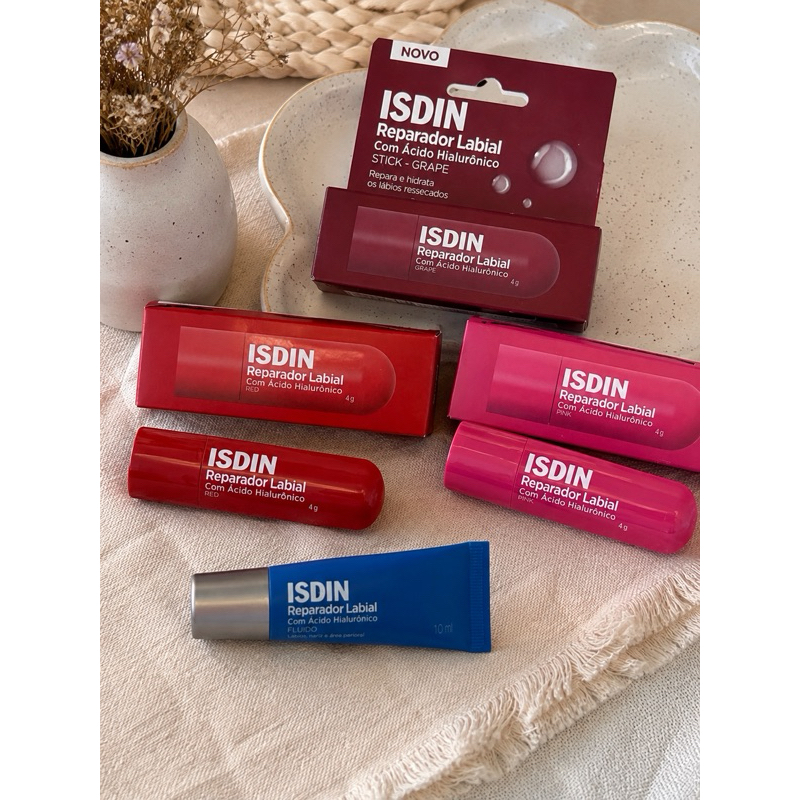 REPARADOR LABIAL ISDIN COM ÁCIDO HYALURÔNICO- 10ML