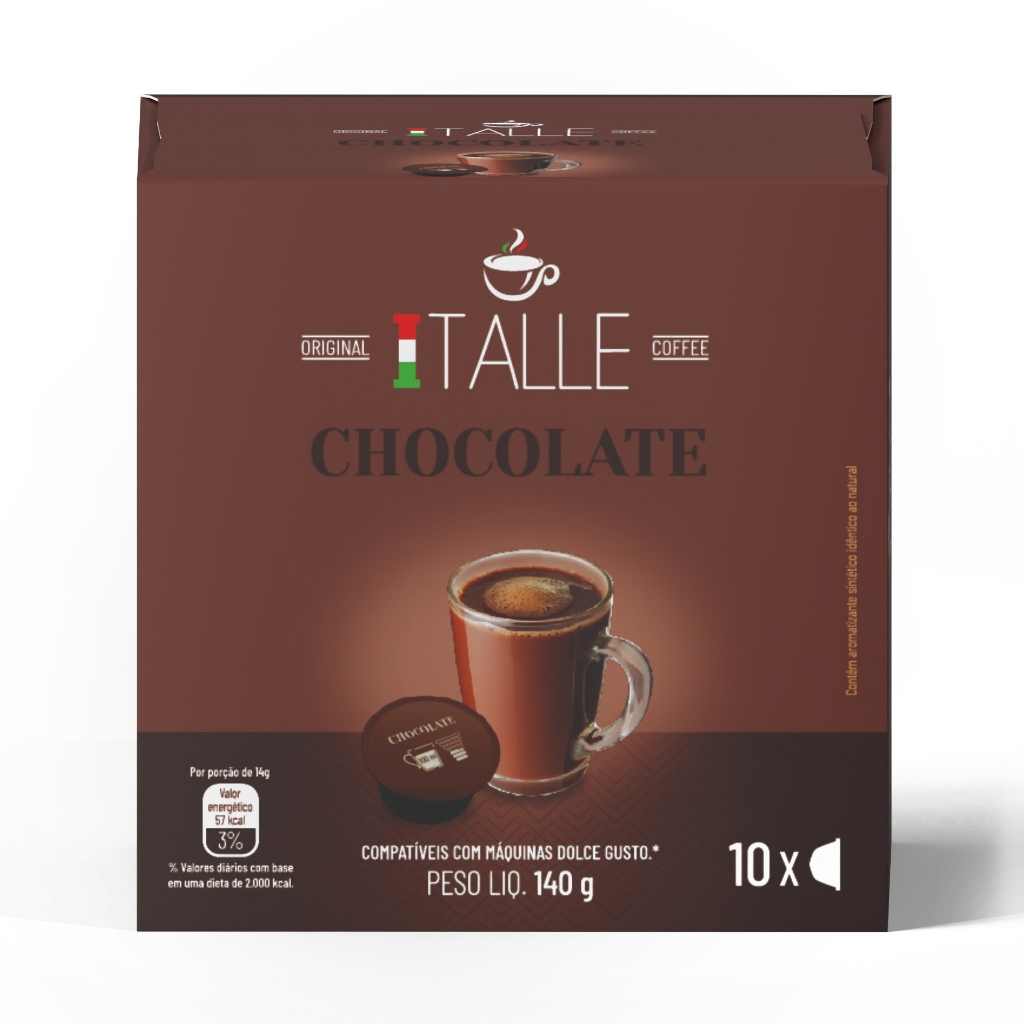 Cápsula Dolce Gusto Chocolate Café Italle 10 Und