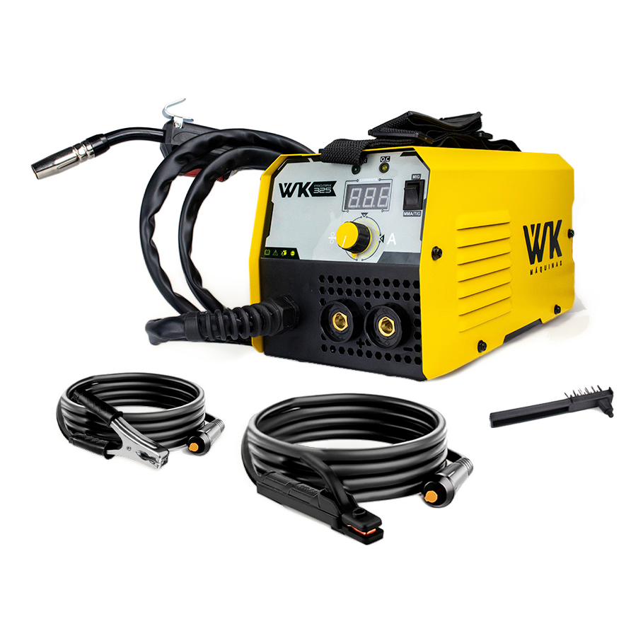 Máquina de Solda Multiprocesso WK PRO MAX 325A MIG MMA TIG LIFT 220V Pro Euro