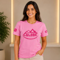 Camiseta Calebe Rosa