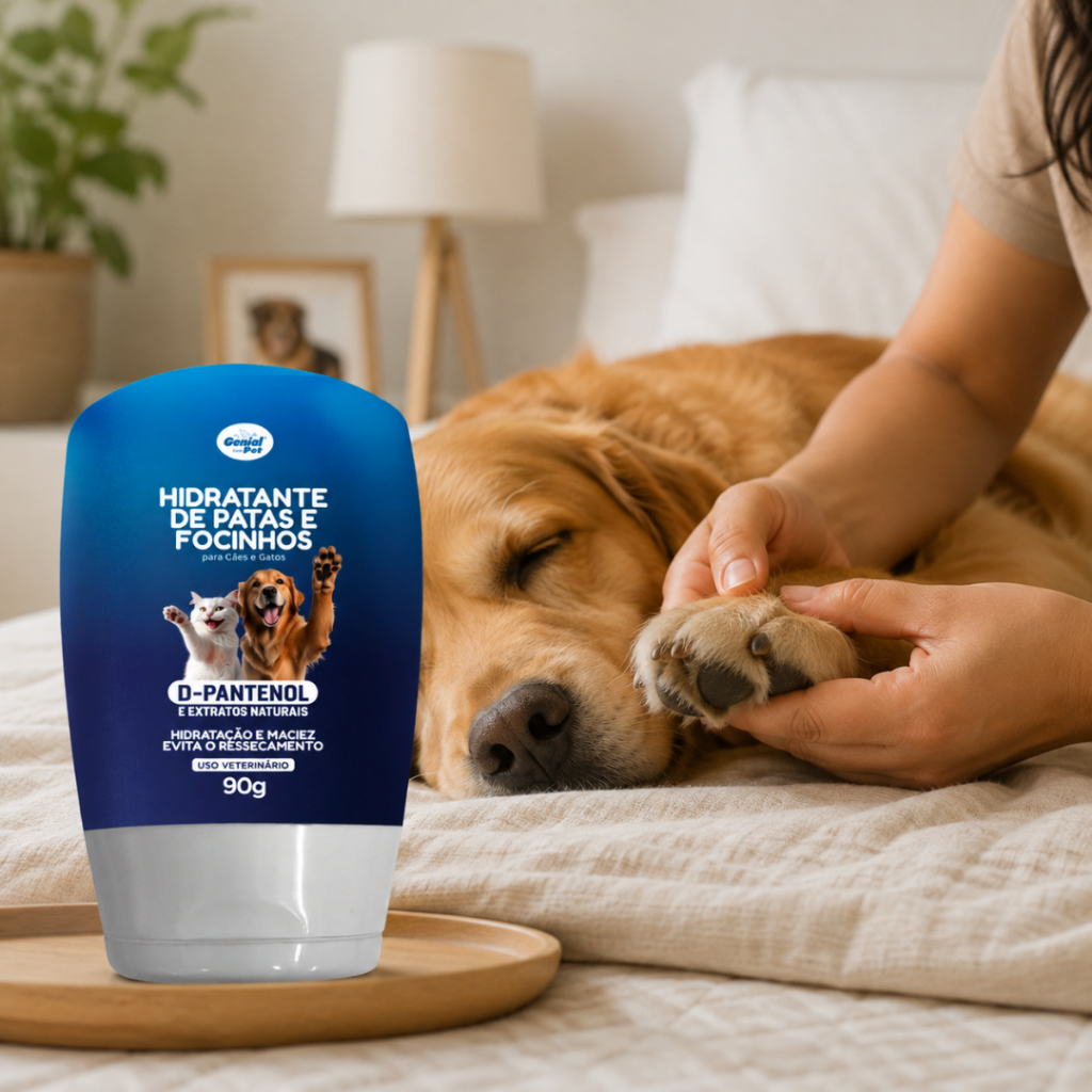 Hidratante Patas & Focinhos 90g Caixa Fechada Cães Gatos Pet Shop