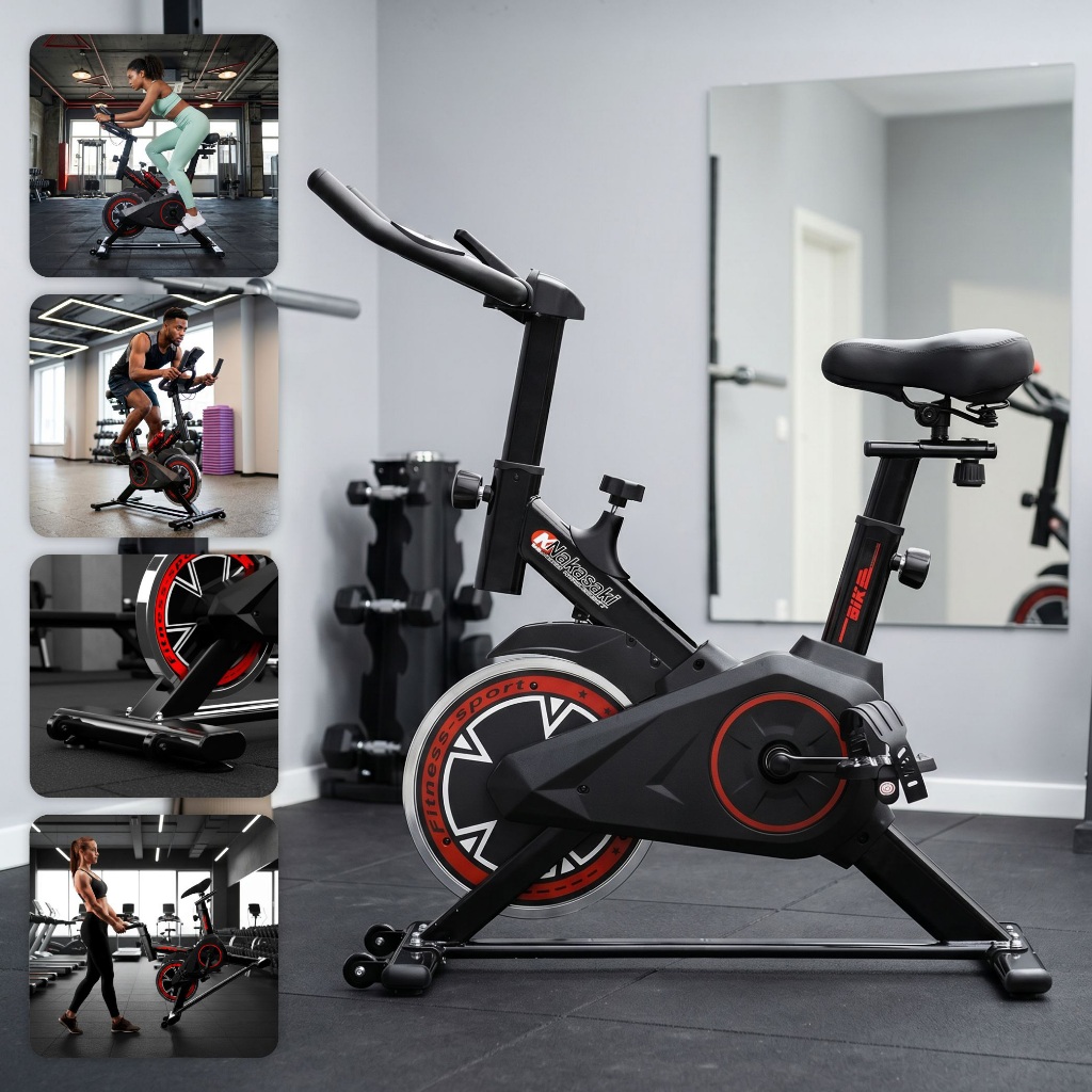 Bicicleta Bike Ergométrica Spinning Profissinal Fitness Academia