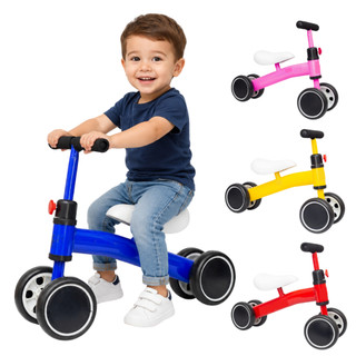 Bicicleta De Equilíbrio sem pedal Infantil Diversas Cores Brinquedo Criança velotrol