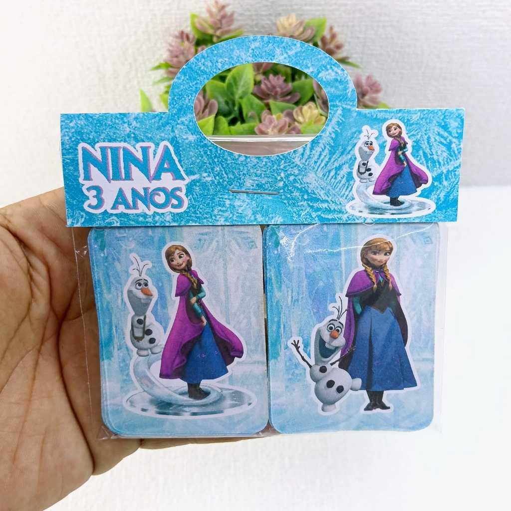 Jogo da Memória Frozen Personalizado - Lembrancinha de aniversario ou festa infantil