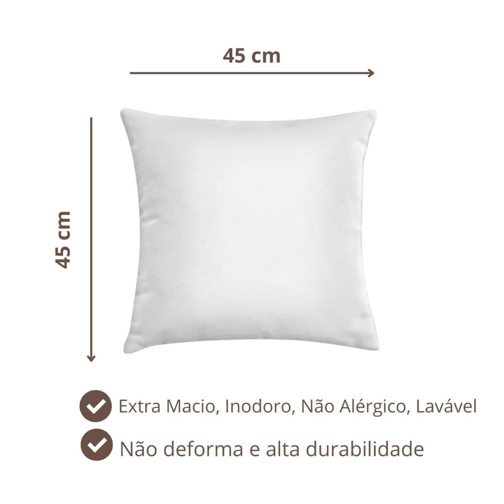 KIT Enchimento de Almofada DE 1À 10 de 45x45 Espuma Triturada em Alta Qualidade -  Envio Imediato