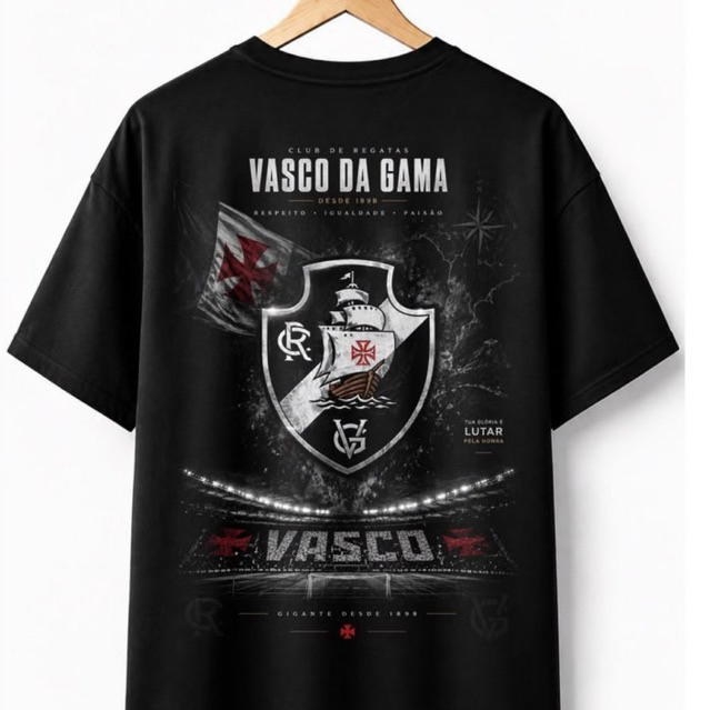 Camiseta VASCO Estampa Premium Digital DTF