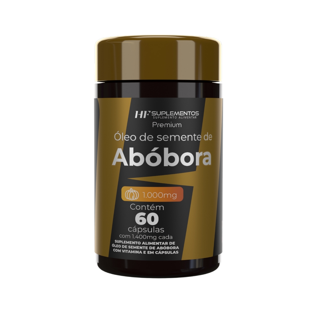 OLEO DE SEMENTE DE ABOBORA 60CAPS HF SUPLEMENTOS