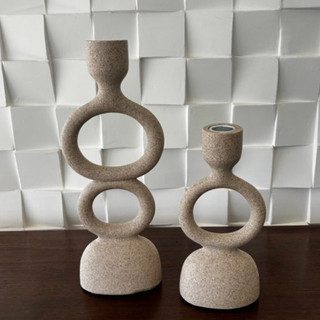 castiçal orgânico/castiçal/porta vela/castiçal decoração