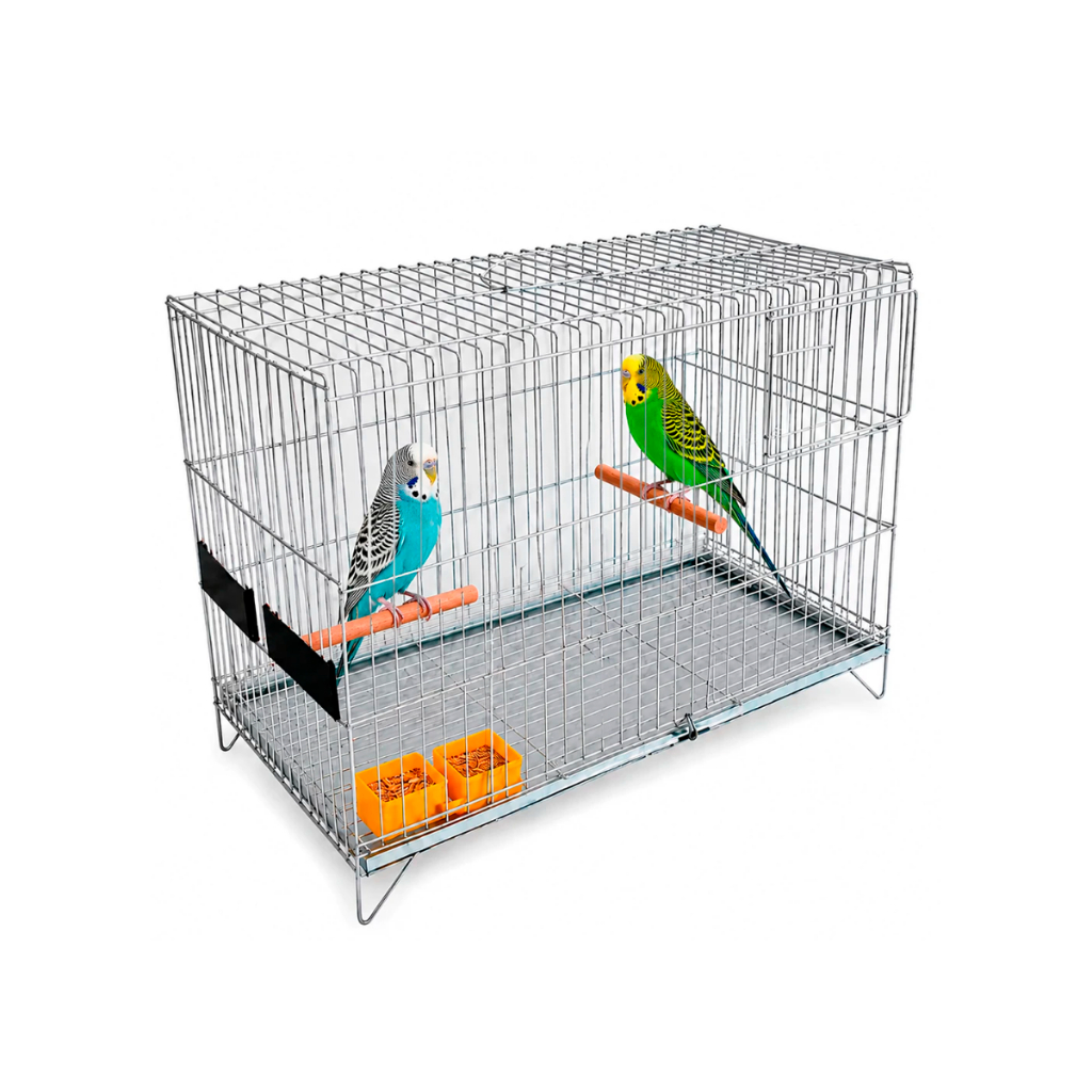 Gaiola Em Metal Criadouro Periquito Australiano Inglês Suporte Para Ninho Aves - P