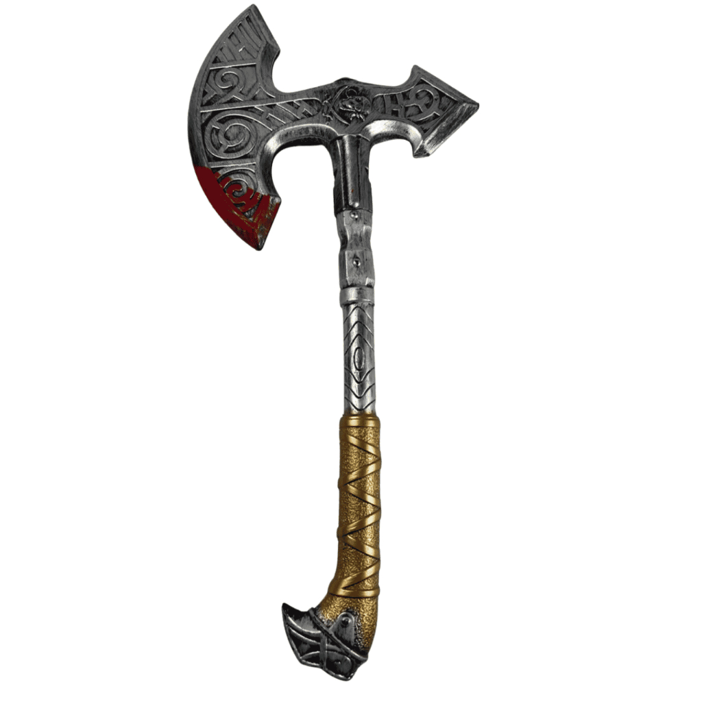 Machado Viking Medieval Para Fantasia Halloween Guerreiro