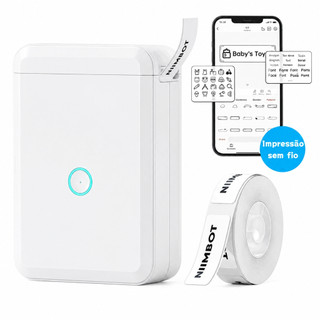 Impressora De Etiqueta D110 Térmica Portátil Sem Fio Bluetooth