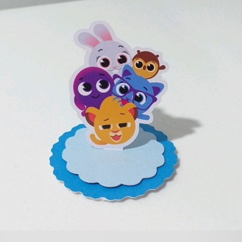 Apliques em Pé 3D Personalizado Bolofofo Lembrancinhas para Festa Infantil